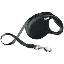 Flexi Classic NEW L černé vodítko páska 5 m