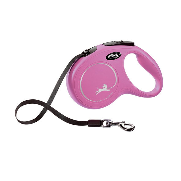 Flexi Classic NEW XS růžové vodítko páska 3 m