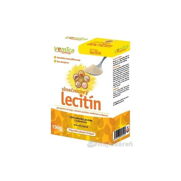Vemica Slunečnicový lecitin prášek 150 g