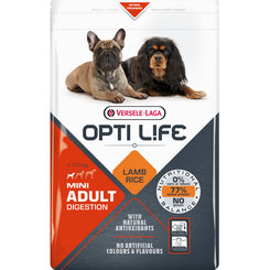 Versele-Laga Opti Life Adult Digestion Mini krmivo pro dospělé psy malých plemen s citlivým trávením 2,5 kg