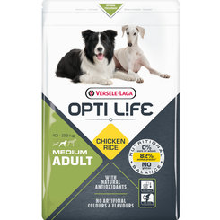 Versele Laga Opti Life Adult Medium krmivo pro dospělé psy středních plemen 12,5 kg