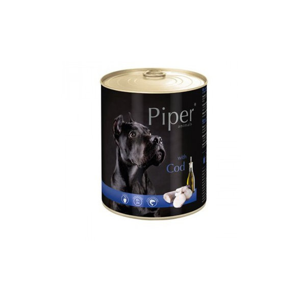 PIPER konzerva pro psy s treskou 800 g