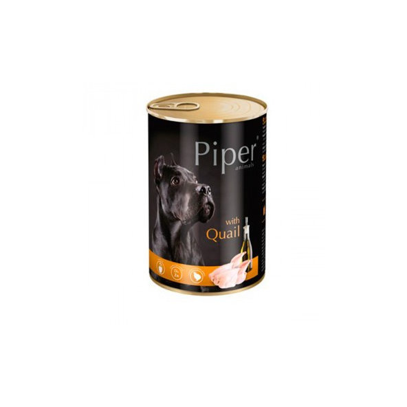 PIPER konzerva pro psy s křepelčím masem 400 g