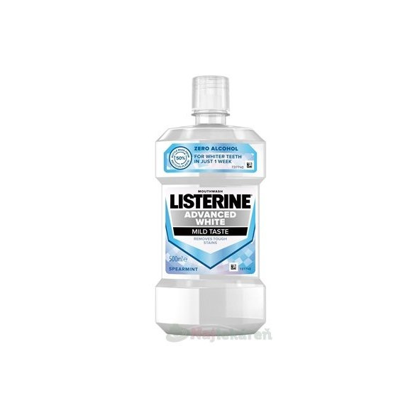 Listerine Advanced White bělící ústní voda 500 ml