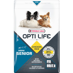 Versele-Laga Opti Life Senior Mini krmivo pro starší psy malých plemen 2,5 kg
