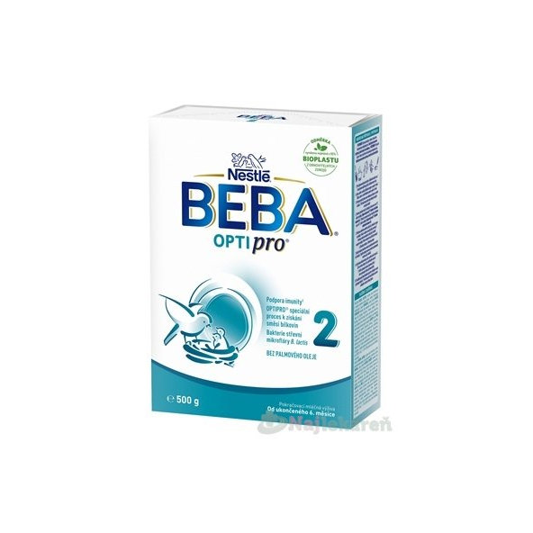 BEBA OPTIPRO 2 následná mléčná výživa 6m+ 500 g