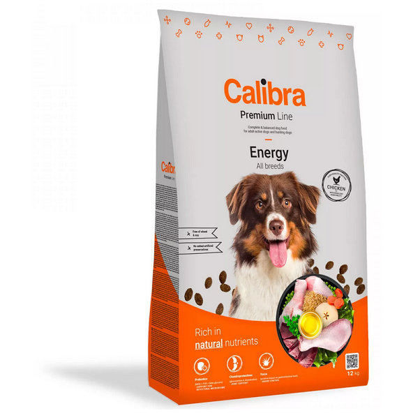 Calibra Premium Line Dog Energy granule pro psy 12 kg