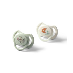 Babyono silikonové symetrické dudlíky 6–18 m 2 ks