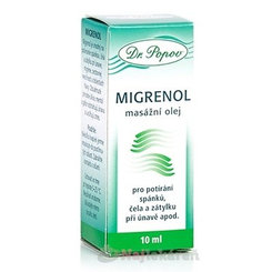 DR. POPOV Migrenol masážní olej 10 ml