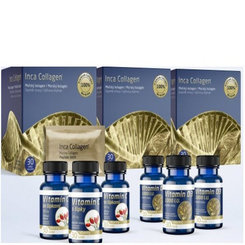 Inca Collagen mořský kolagen v prášku 3 × 30 sáčků s vitaminy C a D