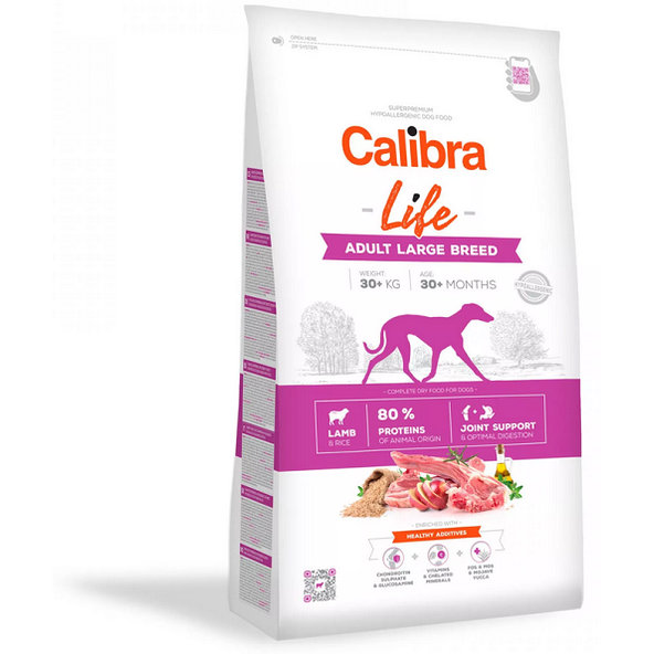 Calibra Dog Life Adult Large Breed jehněčí 2,5 kg
