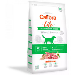 Calibra Dog Life Adult Medium Breed jehněčí 2,5 kg