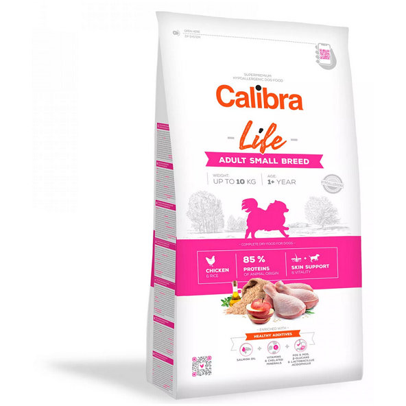 Calibra Dog Life Adult Small Breed kuře 1,5 kg