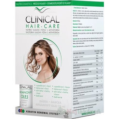 Pharma Activ Clinical Hair-Care 90 kapslí + Arganový olej 20 ml