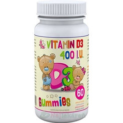 Pharma Activ Clinical Vitamín D3 400 IU Gummies 60 želé bonbonů