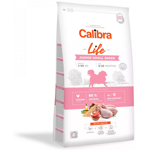 Calibra Dog Life Junior Small Breed kuře 1,5 kg