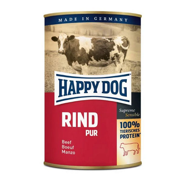Happy Dog Premium Fleisch Pur konzerva pro psy hovězí maso 800 g