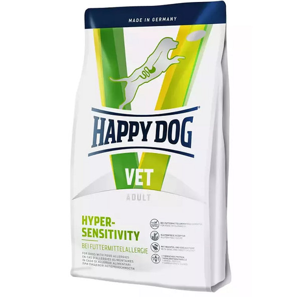 Happy Dog Vet Diet Hypersensitivity krmivo při potravní alergii 4 kg