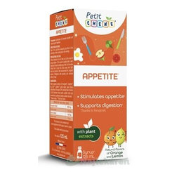 APPETITE dětský sirup pro podporu chuti k jídlu 125 ml
