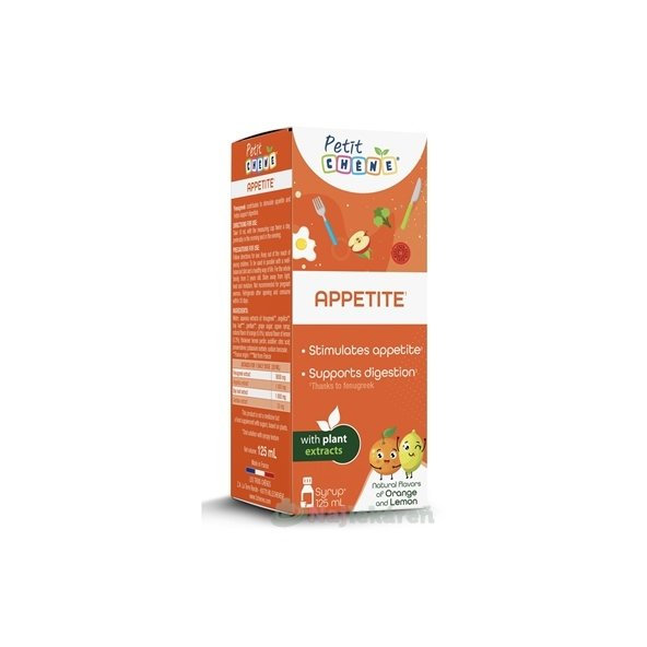 APPETITE dětský sirup pro podporu chuti k jídlu 125 ml