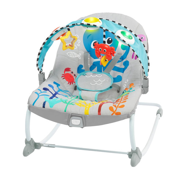 BABY EINSTEIN Lehátko hudební vibrační Kick to It Opus do 18 kg