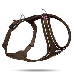 Curli postroj pro psy Belka Comfort Brown XS 15-20 kg