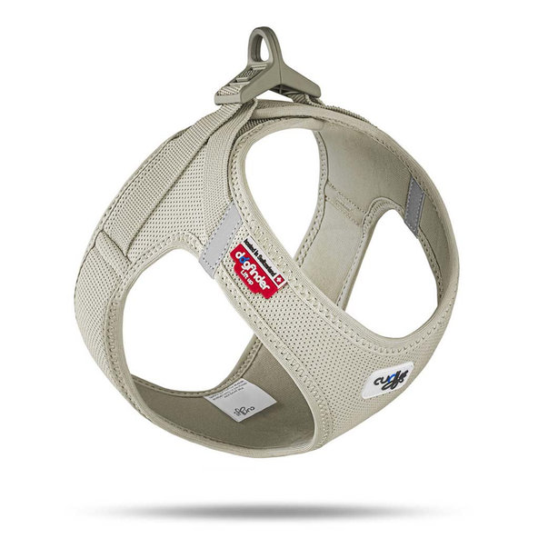 Curli postroj pro psy se sponou Air-Mesh Light Tan XL 12–18 kg