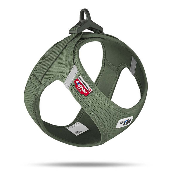 Curli postroj pro psy se sponou Air-Mesh Moss XS 3-5 kg