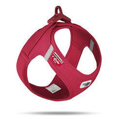 Curli postroj pro psy se sponou Air-Mesh Red L 8-13 kg