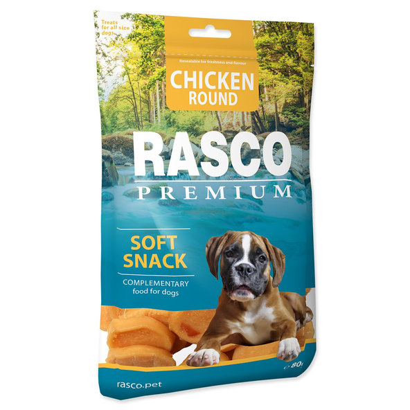 Rasco Premium pamlsek kuřecí kolečka 80 g