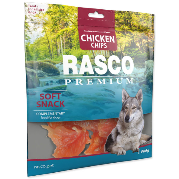 Rasco Premium pamlsek kuřecí plátky 500 g