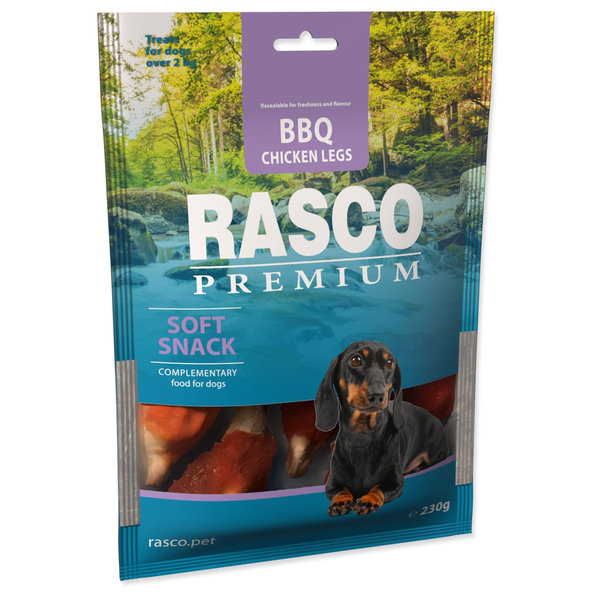 Rasco Premium BBQ pamlsek kuřecí paličky 230 g