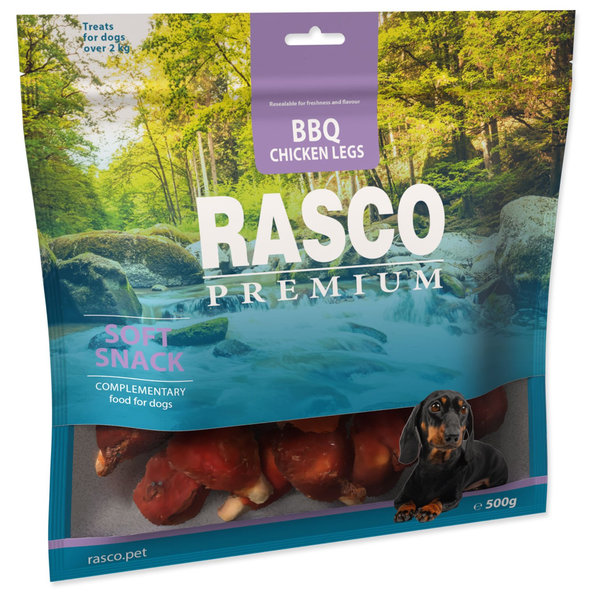 Rasco Premium BBQ pamlsek kuřecí paličky 500 g