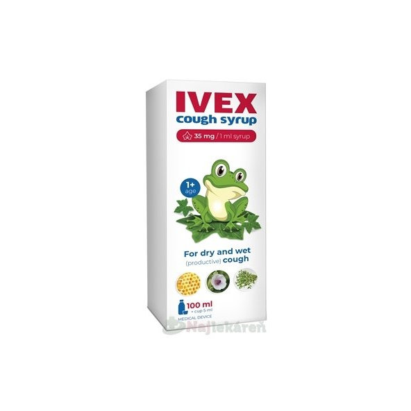 Ivex sirup na kašel pro děti 100 ml