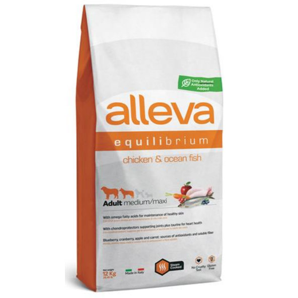 Alleva SP Equilibrium dog adult chicken & ocean fish 12 kg