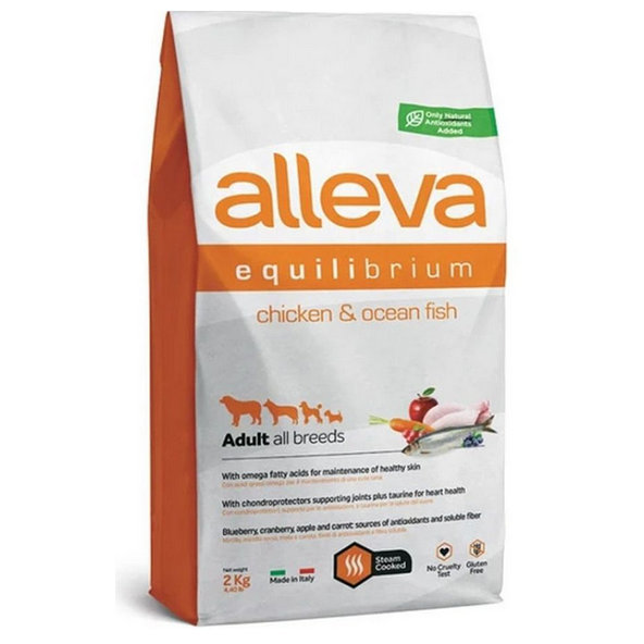 Alleva SP Equilibrium dog adult all breed chicken & ocean fish 2 kg