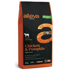Alleva Natural dog adult maxi chicken & pumpkin 12kg