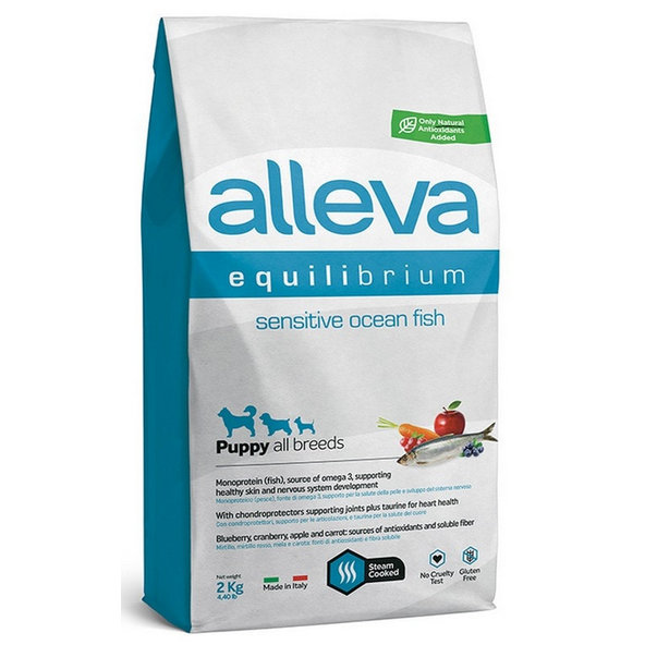 Alleva SP Equilibrium dog puppy sensitive ocean fish 2 kg