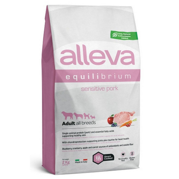 Alleva SP Equilibrium dog adult sensitive all breeds pork 2 kg