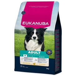 Eukanuba krmivo pro psy Adult Medium kuřecí 3 kg