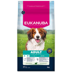 Eukanuba krmivo pro psy Adult Small a Medium jehněčí 3 kg