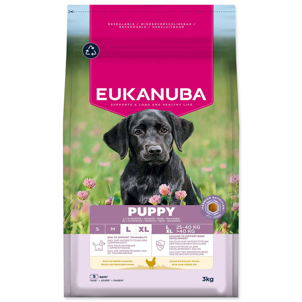 Eukanuba krmivo pro psy Puppy Large kuřecí 3 kg