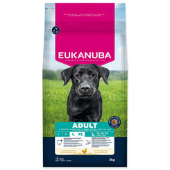 Eukanuba krmivo pro psy Adult Large kuřecí 3 kg