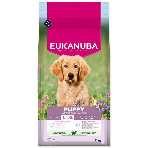 Eukanuba krmivo pro psy Puppy Large jehněčí 12 kg