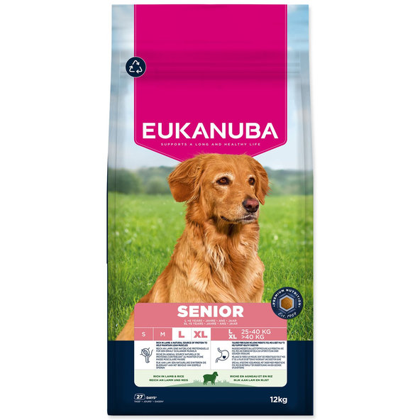 Eukanuba krmivo pro psy Senior Large jehněčí 12 kg