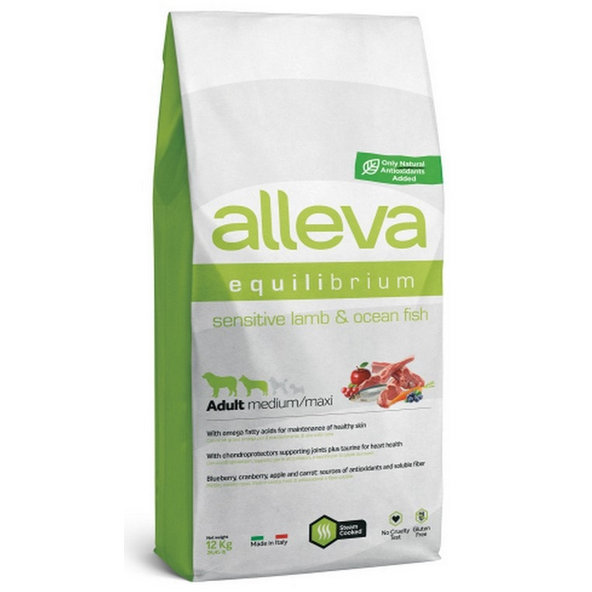 Alleva SP Equilibrium dog adult sensitive lamb & fish 12 kg