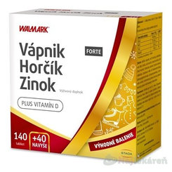 Walmark Vápník Hořčík Zinek Forte 180 tablet
