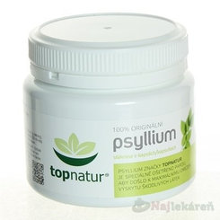 Topnatur Psyllium vláknina 100 kapslí