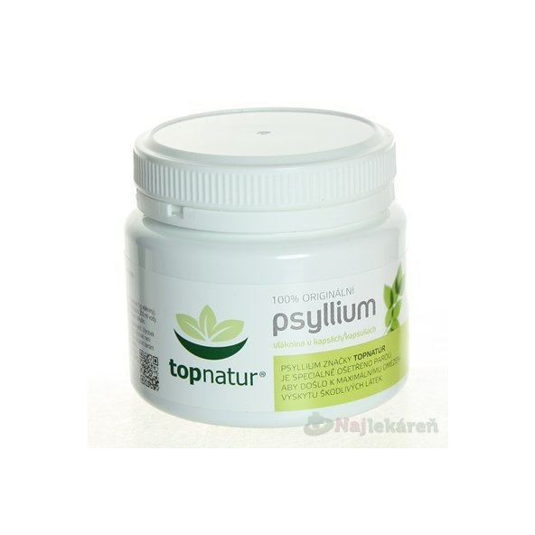 Topnatur Psyllium vláknina 100 kapslí