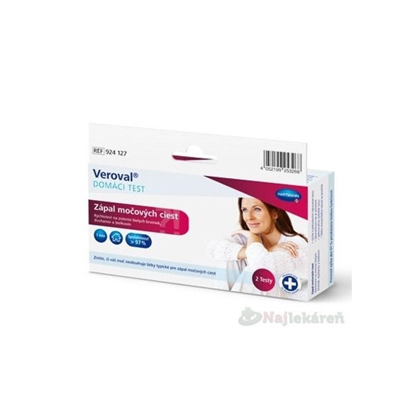 Veroval zánět močových cest domácí test 2 ks